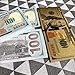 Prop Money Play Money Pretend $10,000 Full Print New Style Money Copy of $100 Dollar Bills Stack, in Authentic Bank Strap.
