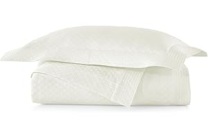 Peacock Alley Alyssa Coverlets - Geometric Textural Detailing Luxury Bedroom Decor - 100% Long-Staple Cotton, Imported from Portugal