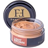 FootFitter Premium Shoe Cream Polish with Carnauba Wax (Made in USA) 1.5 oz | Rich Formula Conditions Leather, Restores Color &amp; Delivers Deep Gloss Using Natural Carnauba for a Smooth, Polished Finish