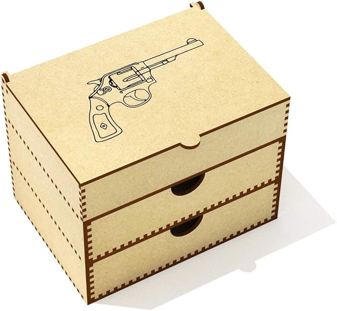 Arma de revólver Caja de Maquillaje (VC00015524): Amazon.es: Juguetes y juegos
