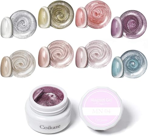 Amazon ジェルネイル カラージェル マグネットジェル キャッツアイ猫目 ネイルアート Uv Led対応 8色入り 4g マグネット ネイルブラシ付き ジェルネイル 通販