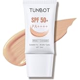 Tunbot Matte Foundation, Face Foundation Makeup, Concealer SPF 50 | Full Coverage Foundation, Color Changing Foundation, Waterproof Long Lasting foundation, Sunscreen Evens Skin Tone, 30ml