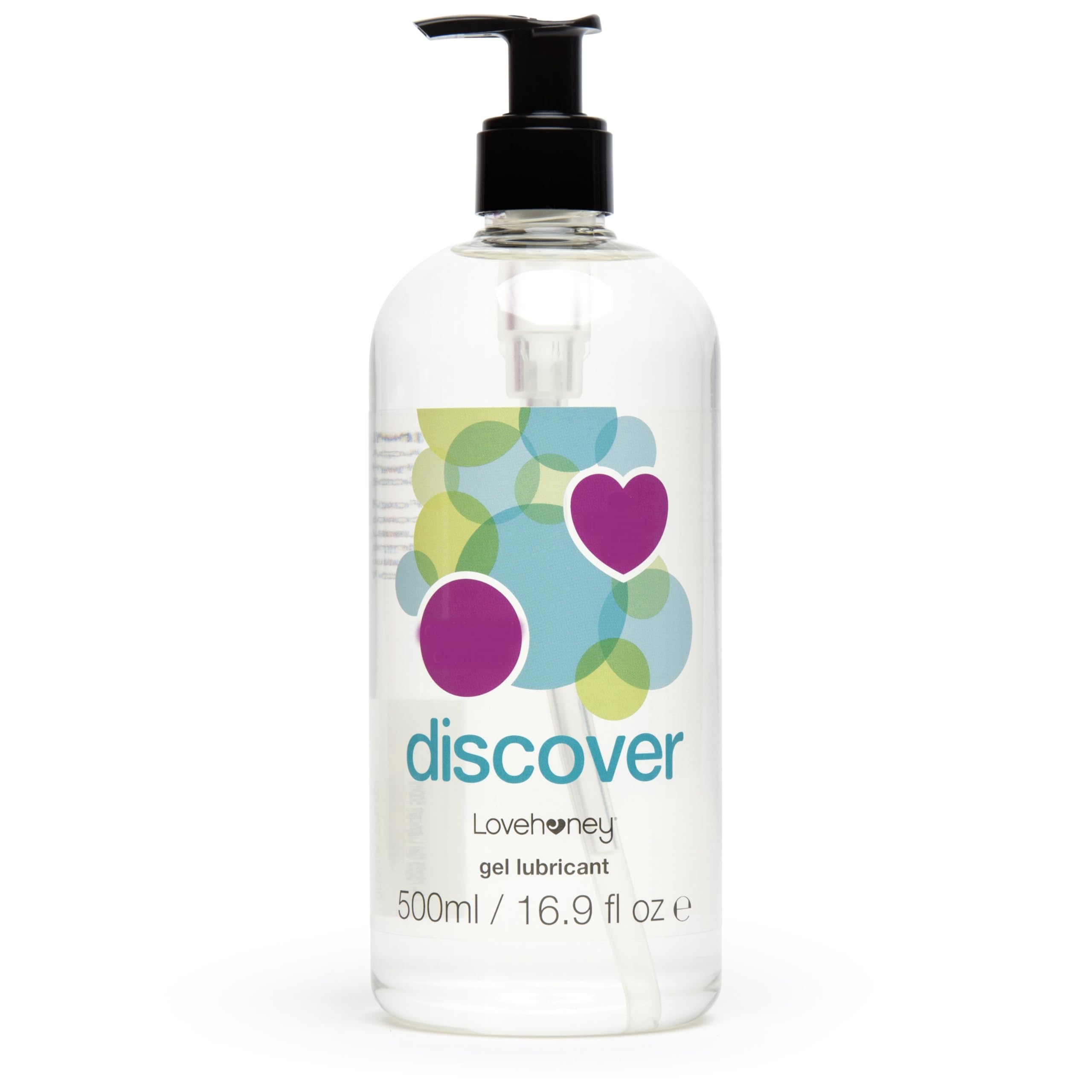 Lovehoney Discover Water Based Lube - Extra Thick Gel Lube - 500ml