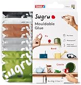 tesa Sugru Mouldable Glue Multipack Black White Green Brown Gray 8-Pack