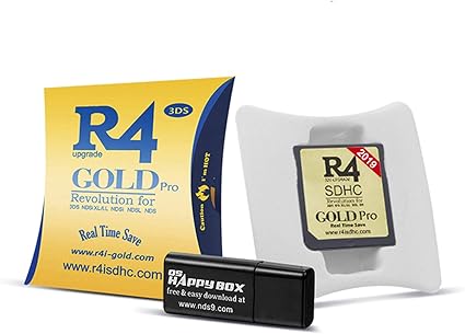 Amazon Co Jp R4 Sdhc Gold Pro Usbカートリッジアダプター 16g Tf Sdカードリーダー Ds 3ds 2dsで動作 ホーム キッチン