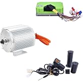Electric DC Motor 72V 3000W Motor Kit with 48V-72V Brushless Controller | Programmable,Universal Throttle, For electric scooter Go-Carts,with Temperature Sensing Function,DIY,Upgrade Motor Kit