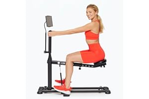 The DB Method Squat Machine, Workout Equipment for Home Gym, Exercise Leg and Glutes, Low Impact Lower Body Fitness Workouts, Training for Total-Body, Easy Setup, Foldable for Storage