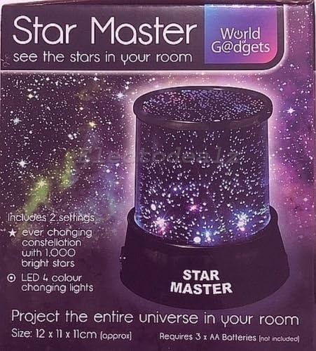 Star Master - Proyector de luz nocturna LED para niños o ...