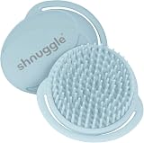 Shnuggle Baby Bath Brush Soft Silicone Scalp Cradle Cap Brush Blue