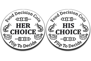 VANLOVEMAC Valentines Day Gifts for Him Her Food Decision Coin Funny Couple Gifts for Boyfriend Girlfriend Anniversary Wedding Gifts for Husband Wife Easter Basket Christmas Stocking Stuffers for Women Men