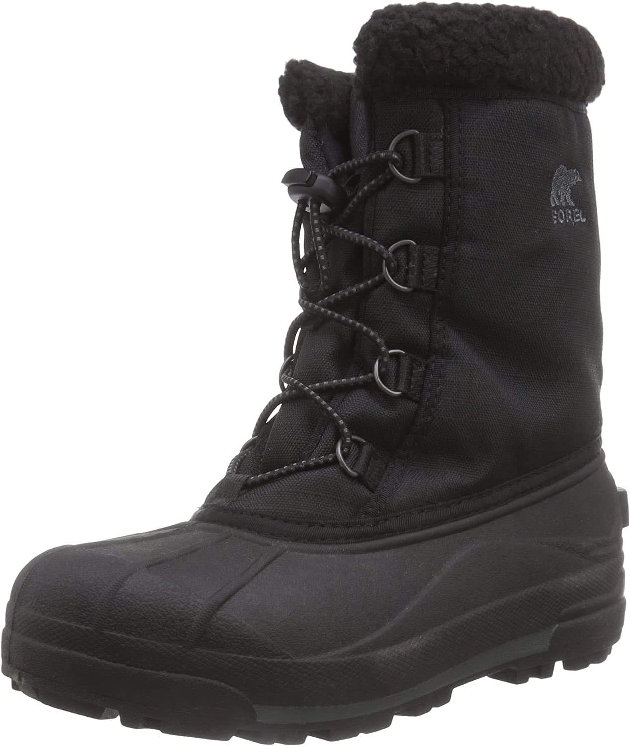 Sorel Children Unisex Boots, CHILDRENS CUMBERLAND, Black, Size UK