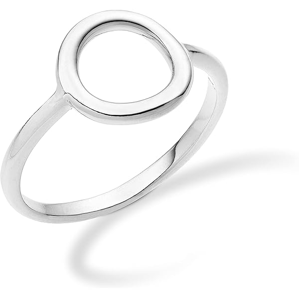 Anello Karma Cerchio Aperto In Argento Sterling Placcato Oro - Misura 4-9, Regalo Elegante - 4