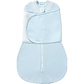 usbettas Swaddles for Newborns, Safe Sleep Swaddle Sack with Mesh Design, 100% Cotton, 3-Way Adjustable Transitional Swaddle