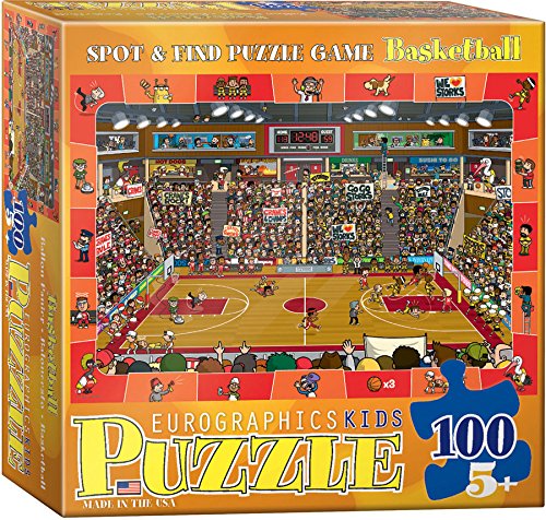 Basketball - Spot and Find Puzzle, 100-Piece
