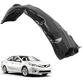 ECOTRIC Fender Liner Compatible with 2012-2014 Camry | Front Right; Replace for 5387506120 TO1249160 Inner Wheel Liner Splash Passenger Side
