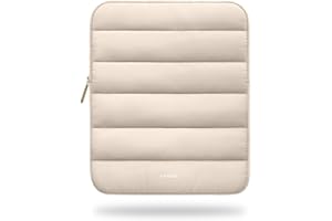 Vandel - The Original Puffy iPad Sleeve 9-11 Inch Tablet Sleeve, Beige iPad Case for Women and Men, Cute iPad Air Pouch, iPad