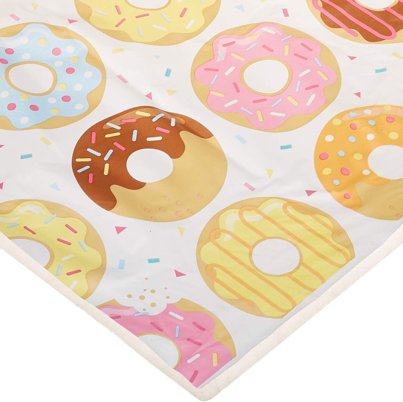 Creative Converting Donut Time Plastic Tablecover (Pack of 3)