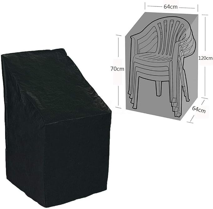 Runde Terrassenmöbel-Abdeckung 188 Cm Durchmesser – Wasserdicht, Mit Kordelzug & Schnallen, Für Tisch + 4 Stühle
