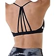 AUROLA Mercury Workout Sports Bras Women Athletic Removable Padded Backless Strapy Minimal Crop Top