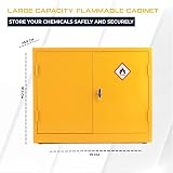 Horison Industries COSHH Cabinet Flammable Storage Fireproof Chemical Cupboard view 3