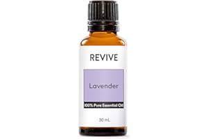 REVIVEEO Lavender Essential Oil 30mL by Revive Essential Oils - 100% Pure Therapeutic Grade, for Diffuser, Humidifier, Massage, Aromatherapy, Skin & Hair Care
