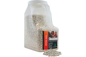 Evergreen Farm and Garden 12.5 lb Jug Oyster Shell - Calcium Rich Bird Grit (12.5 Pound (Pack of 1))