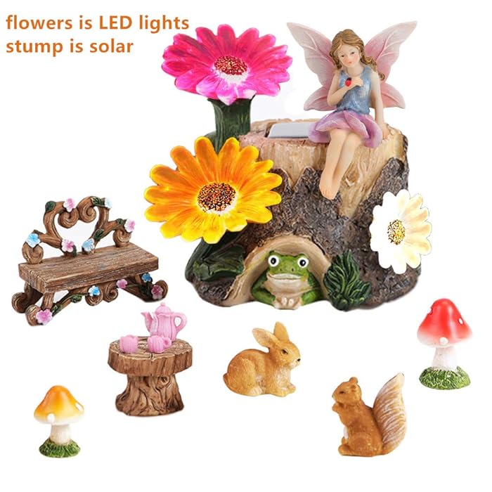 Top 10 Solar Wooden Fairy Garden House