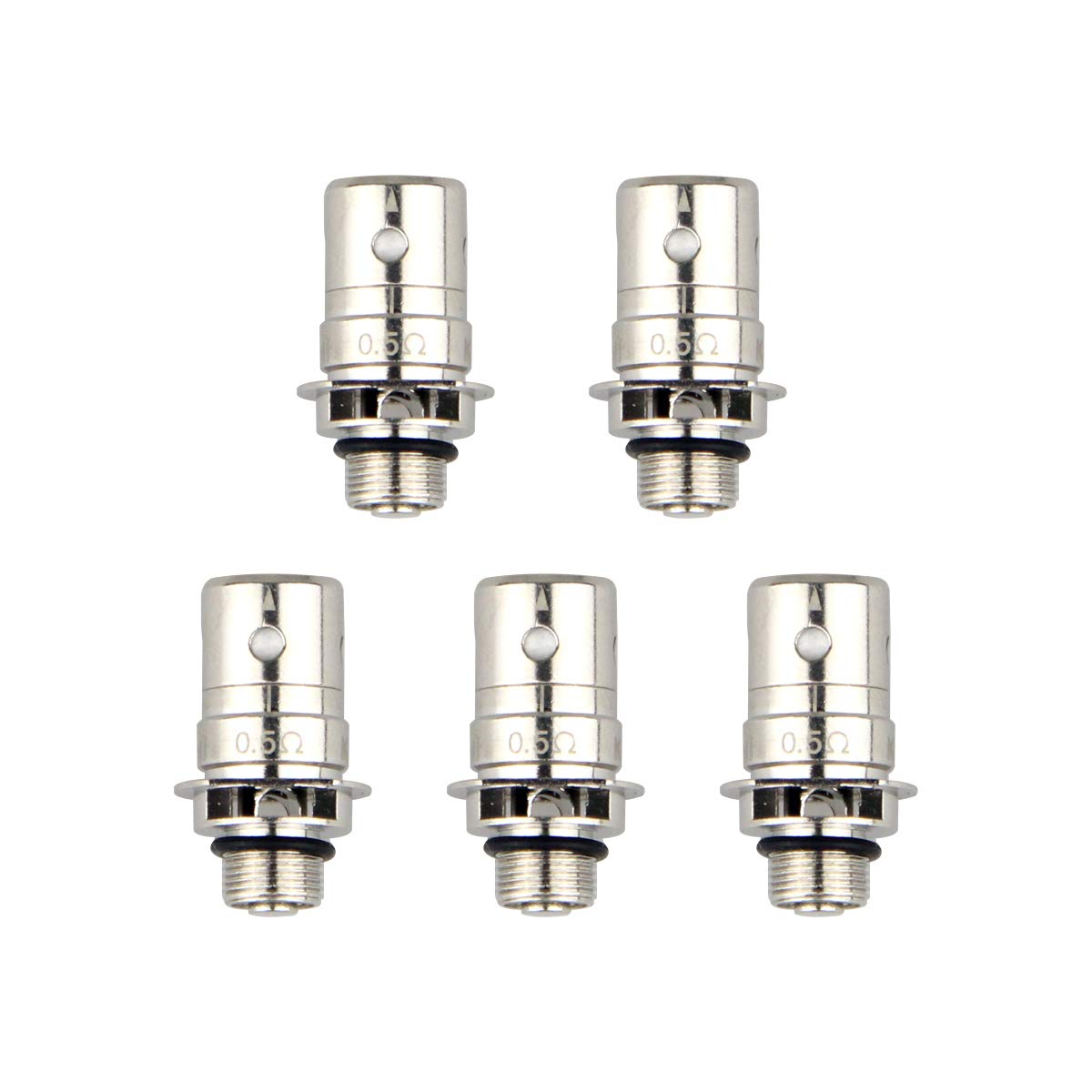 Innokin Zenit Plexus Coil 0.5 ohm Plexus Z Mesh Coil Atomizers for Innokin iTaste Kroma-A Zenit Tank Kit and CoolFire Mini Zenit D22 Kit with Extra Gift Vape Band, Pack of 5