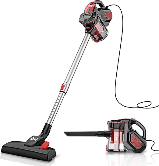 Inse Vacuum Cleaner Corded Stick Powerful Suction Extention Wand Handheld Vacumes For Hardwood Floor Carpet Pet Hair 18kpa 600w I5