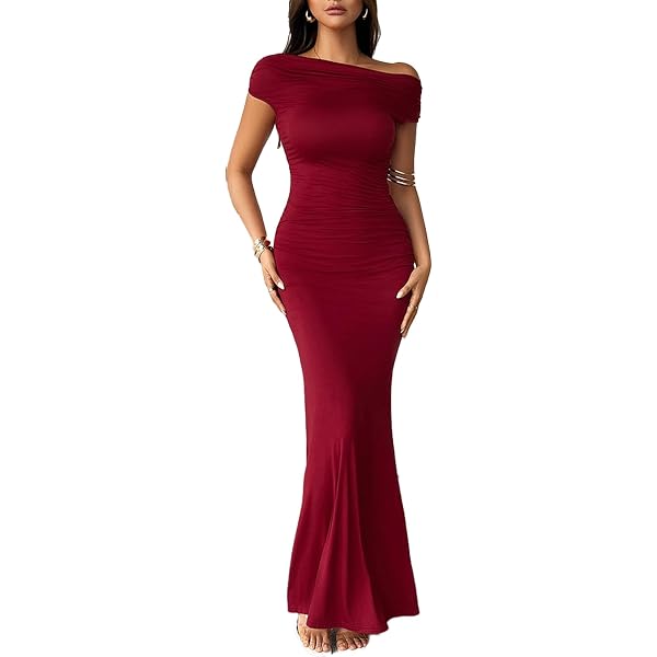 Amazon.com: Red Formal Dress with Deep V-Shaped Sexy Backless Suspender Fishtail  Dress (1,S,Small,Regular,Regular) : Clothing, Shoes & Jewelry