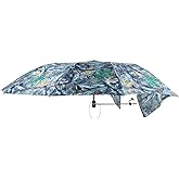 QOGIR Tree Stand Umbrella, 57" Camo Hunting Umbrella Roof Cover, Weather-Resistant and Durable Treestand Blind Shelter, Portable Hunting Gear and Accessories