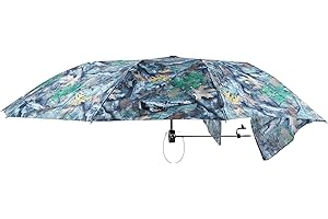 NatureBlend Tree Stand Umbrella, 57" Camo Hunting Umbrella Roof Cover, Weather-Resistant Treestand Gear Accessories, Portable