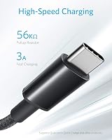 Anker USB C Charger Cable 6ft Braided 2 Pack USB A to USB C for iPhone Samsung view 3