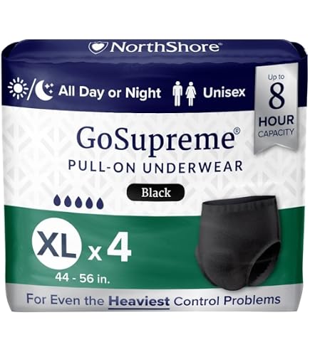 Amazon.com: Northshore GoSupreme Overnight Pull-On Underwear, 8