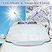 YANX Car Windshield Snow Cover Sunshade Cover Frost Windshield Cover with Magnetic Edges Defense Snow, Sunshine, Ice and Frost
