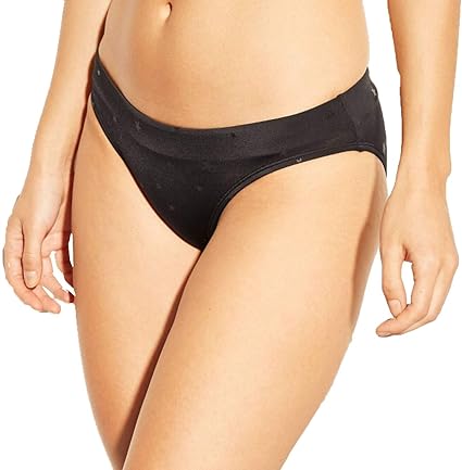 black hipster swim bottoms