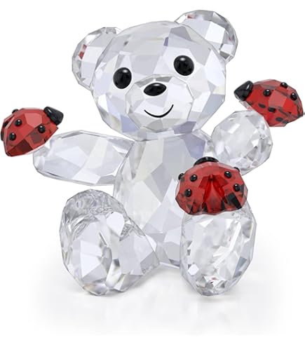 Amazon.com: Swarovski Crystal 5185778 Kris Bear Heart Balloons
