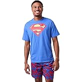 Bioworld Superman Logo Men's 2-Pack Lounge Set