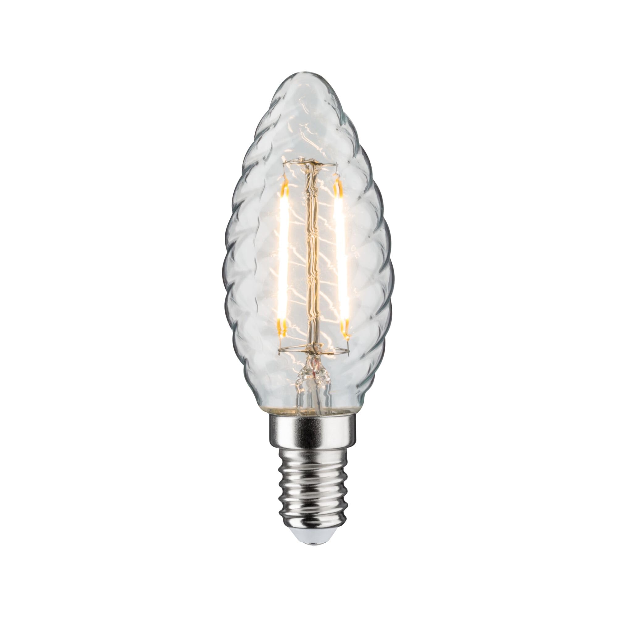Paulmann 28706 LED Filament Candle lamp 2.6 watts lamp Clear 2700 K Warm White E14