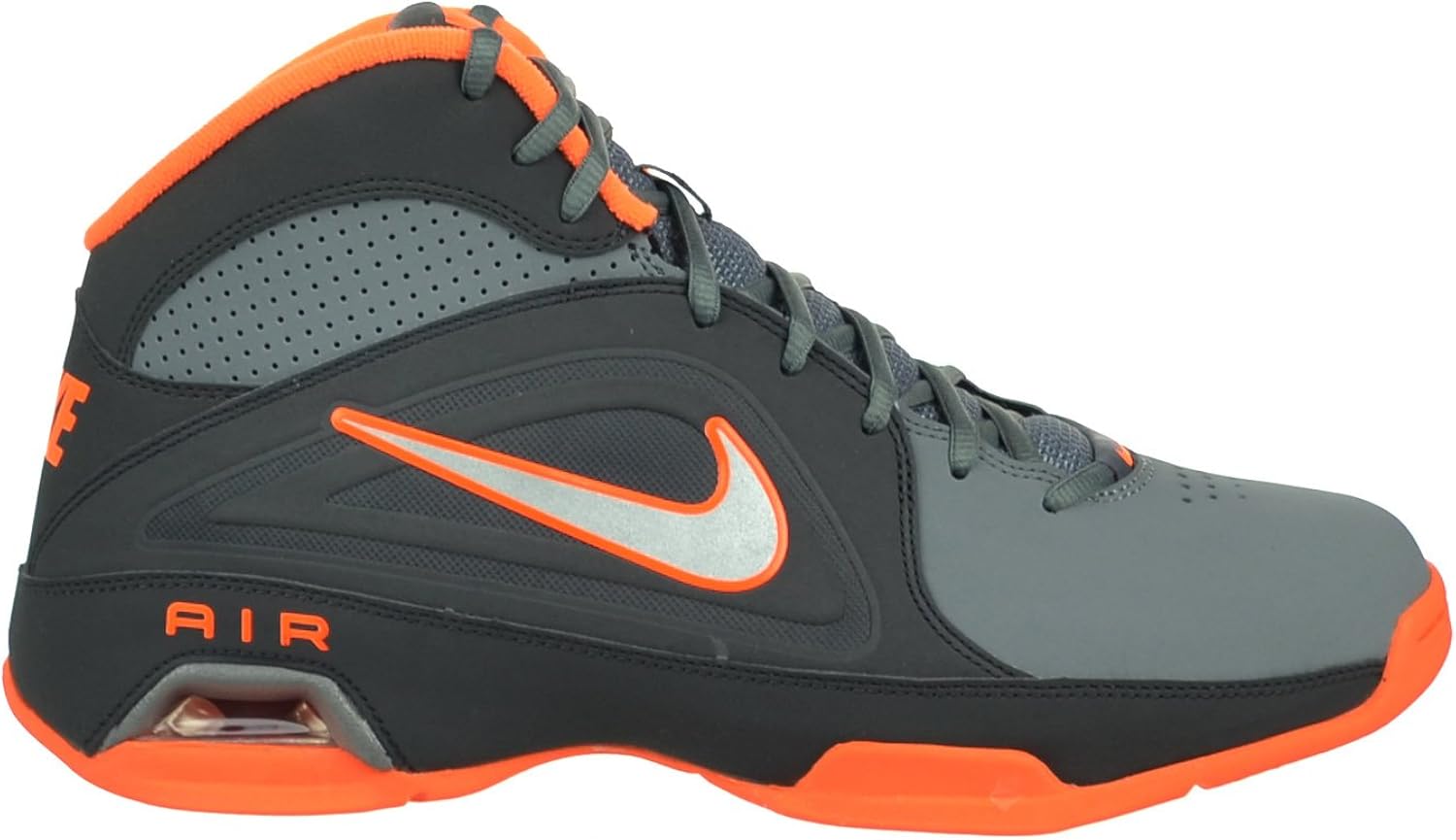 orange and grey basketball shoes