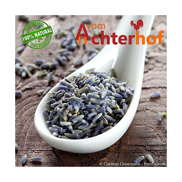 LavendelblÃ¼ten Bio getrocknet 250g | getrockneter Lavendel | Bio-Lavendel-Tee | 100% natÃ¼rlich - LebensmittelqualitÃ¤t | aus kontrolliert biologischen Anbau | vom Achterhof – Bild 4