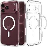 Spigen for iPhone 18 Pro Max Case, for iPhone 17 Pro Max Case, Clear White | Ultra Hybrid MagFit, Anti-Yellowing Resin, Air Cushion Tech, Military-Grade Drop Protection, Compatible with MagSafe