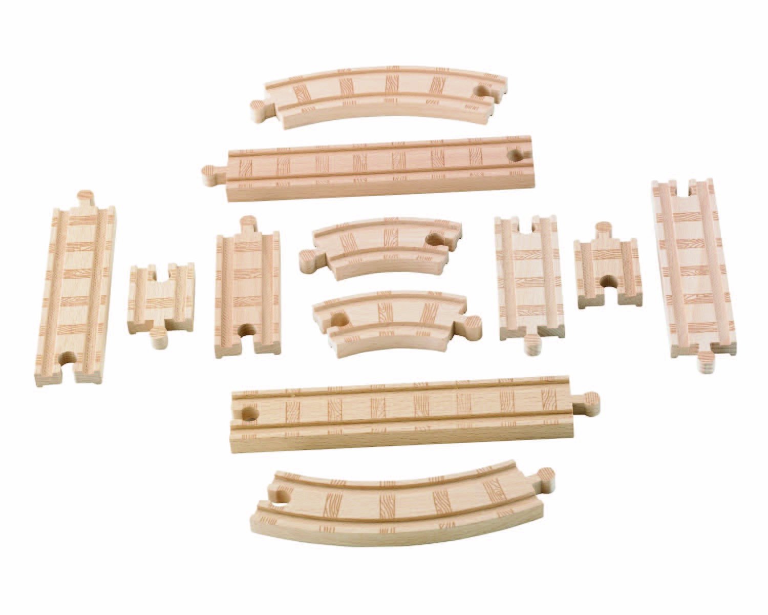 Thomas & Friends Wooden Railway Straight and Curve Expansion Track Pack