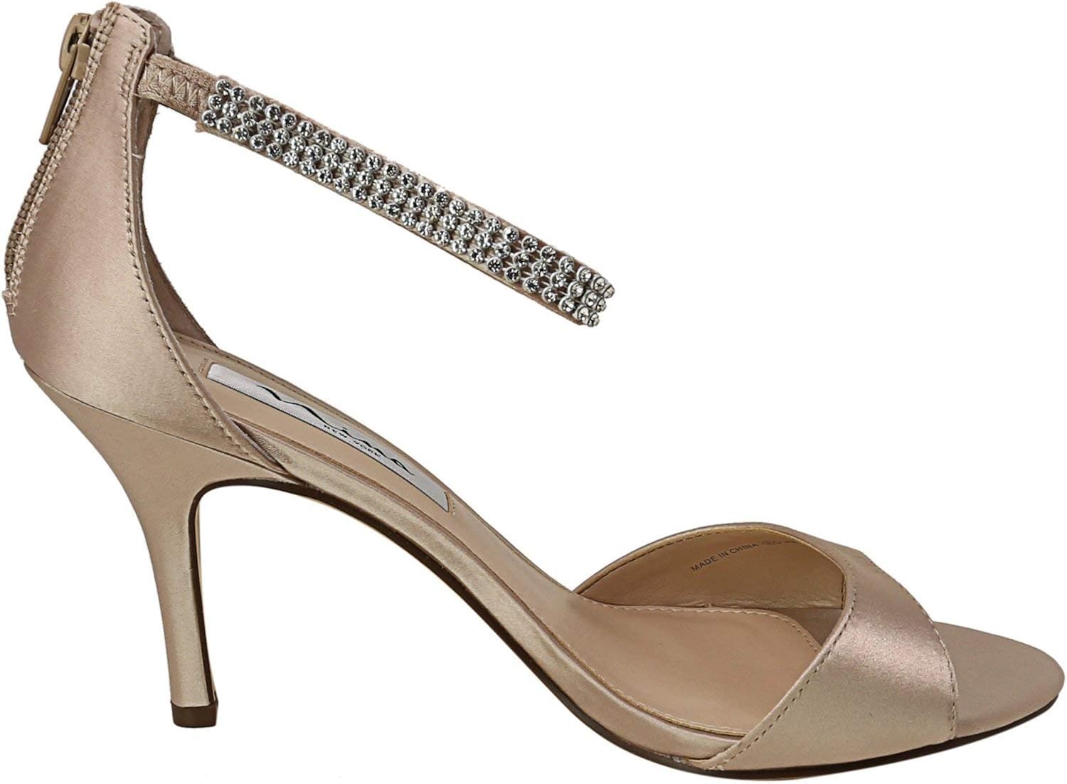 nina volanda evening dress sandals