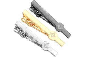 Dannyshi Tie Clips for Men 3Pcs Tie Bar Clip Set Personalized Gifts Suitable for Wedding Anniversary Business