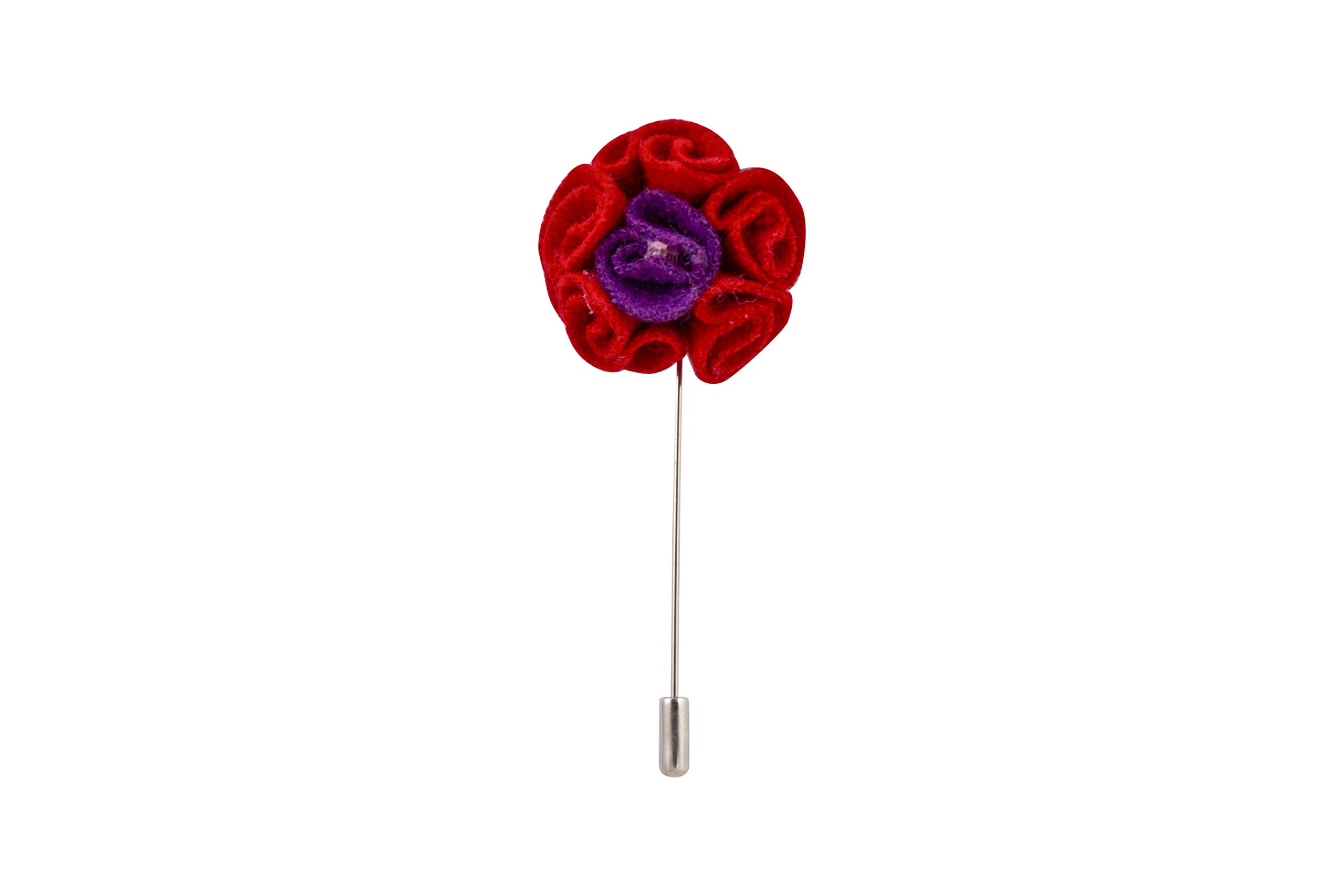 Brooch Lapel Pin for Men Men's Lapel Pin Handmade Lapel Flower Stick Boutonniere Pin with a Gift Box for Suit Wedding Groom LP-31