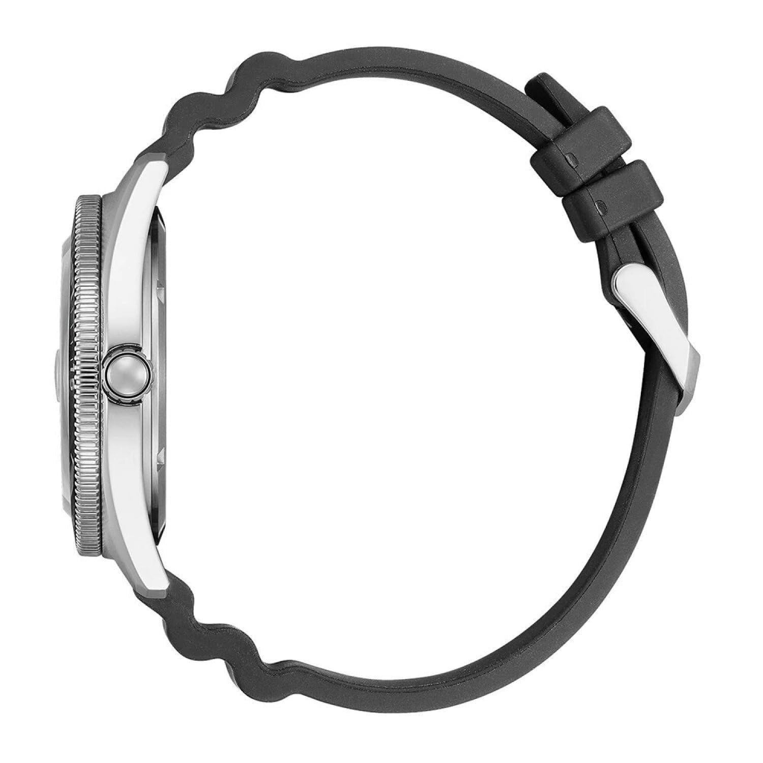 Citizen Eco-Drive Herrenuhr Edelstahl, Schwarz, 43 mm, AW1889-00E 3