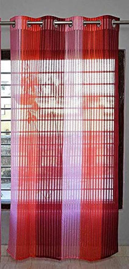 Buy Jd Fab Tissue Sheer Net Curtains For Door Polyester Semi