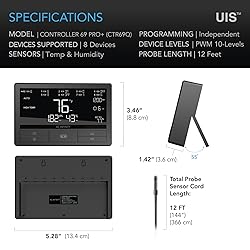 AC Infinity Controller 69 PRO+, Smart Environmental