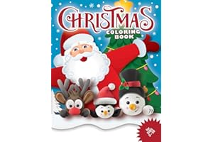 Christmas Coloring Book for Kids: 50+ Super Cute, Big and Easy Designs with Santas, Snowmen, Reindeer, Ornaments, Toys, Gifts and More! (Stocking Stuffer)